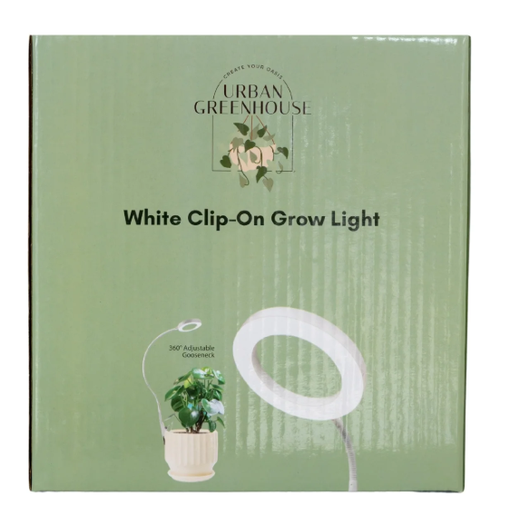 White Clip-On Grow Light