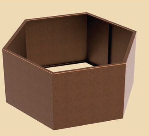 Hexagon Planter 500mm sides
