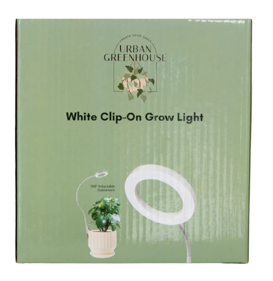 White Clip-On Grow Light