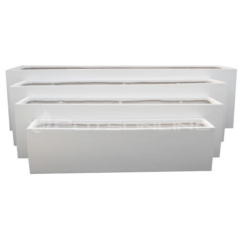 LW SATIN TITAN TROUGH PLANTER