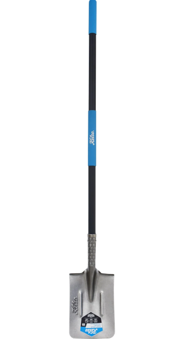 Post Hole Shovel- Square Mouth, Long Handle/Fibreglass- Kelso