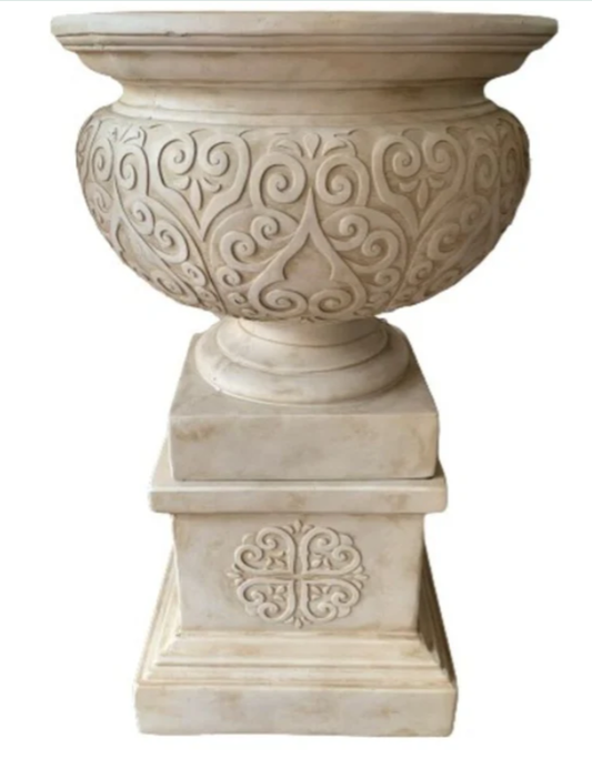Renaissance Urn & Pedestal