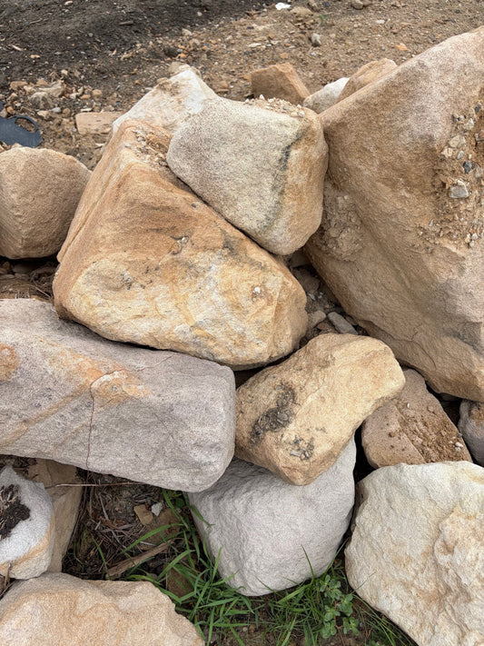 SANDSTONE ROCKS BY TONNE