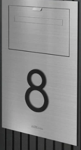 200mm STICK ON SLIM- BLACK