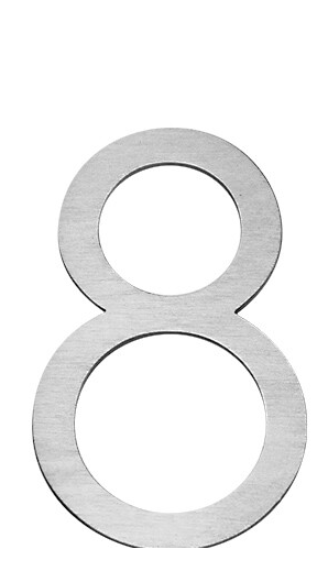 75MM STICK ON SLIM- STAINLESS STEEL